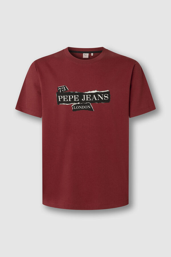 Pepe Jeans Short-sleeved T-shirt red