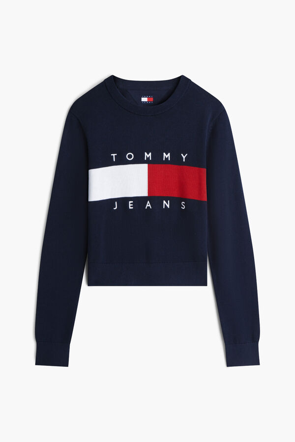 Tommy Jeans Round neck jumper blue