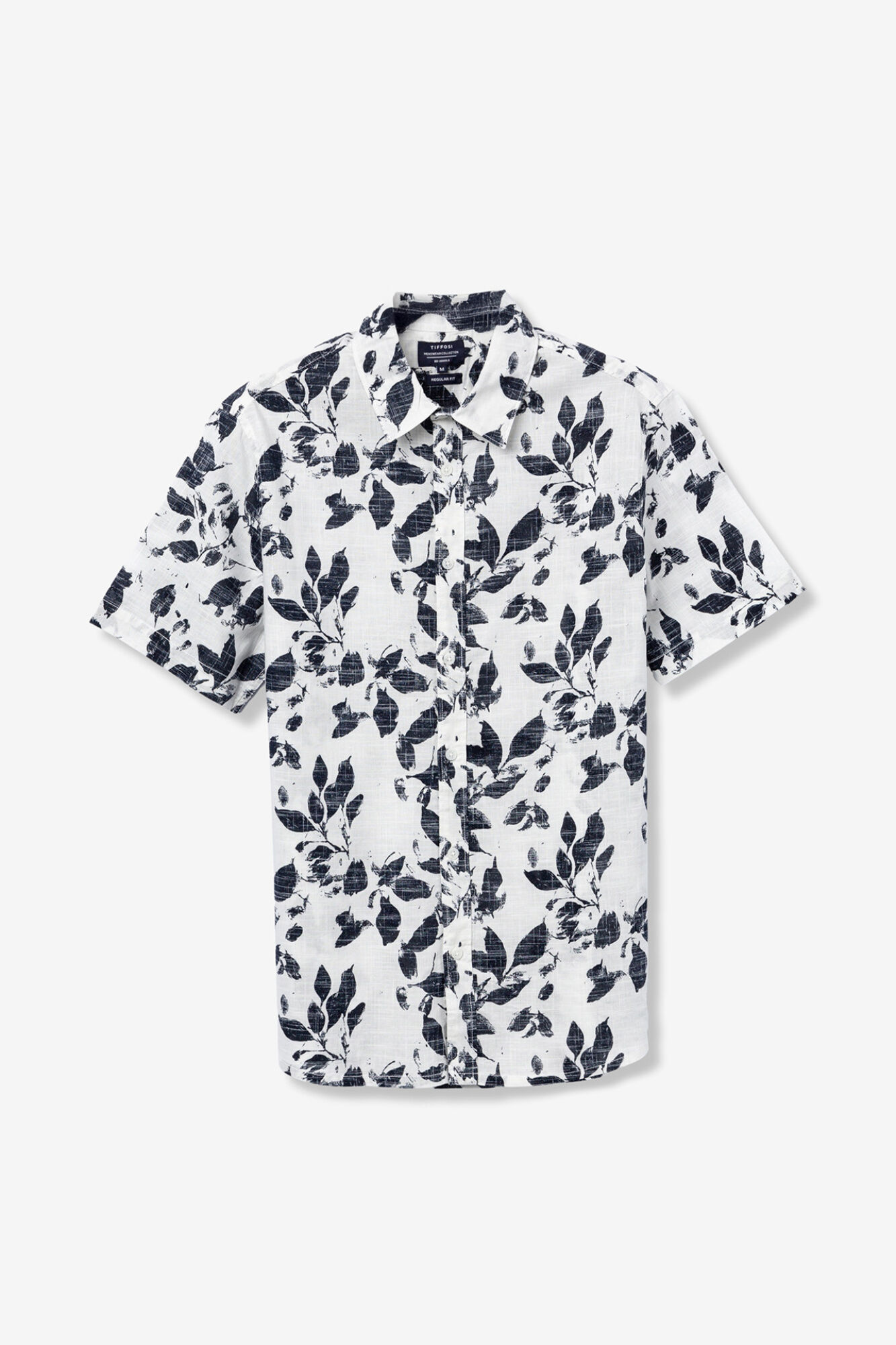 Tiffosi Camisa floral , manga curta