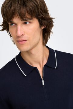 Only & Sons Polo manga larga con cremallera