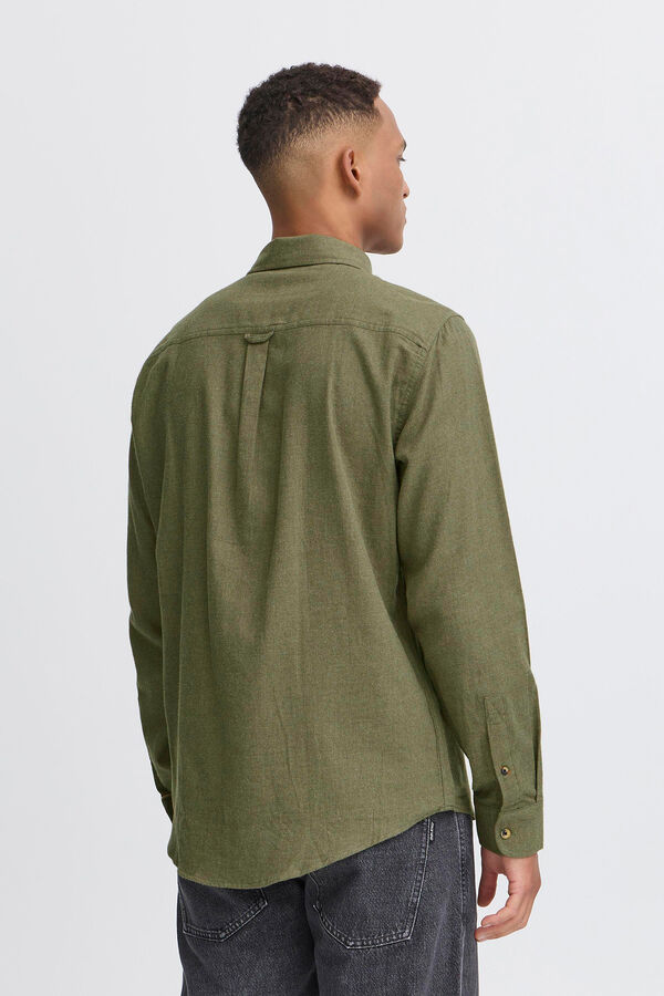 Blend Camisa de Manga Larga kaki