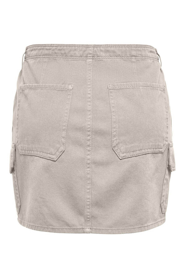 Springfield Cargo mini skirt medium beige