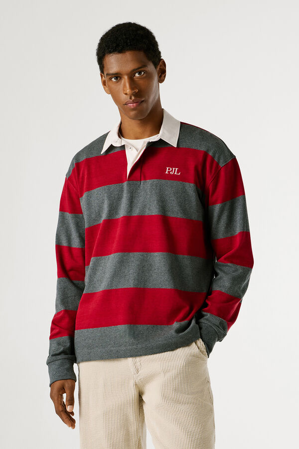 Pepe Jeans  Long-sleeved polo shirt red