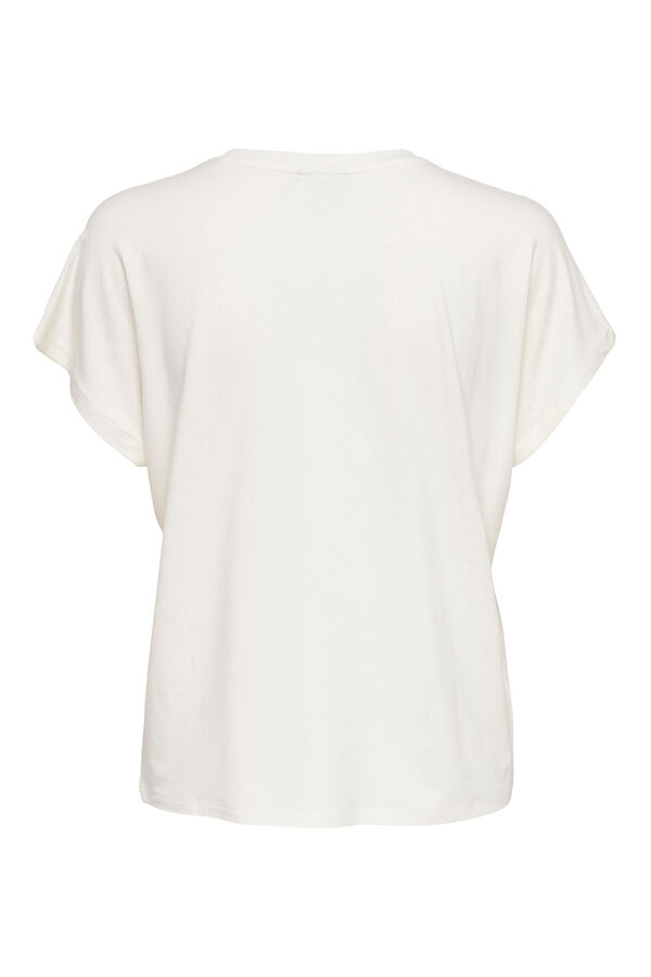 Springfield Camiseta cuello redondo blanco