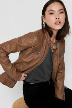 Only Chaqueta biker piel vegana