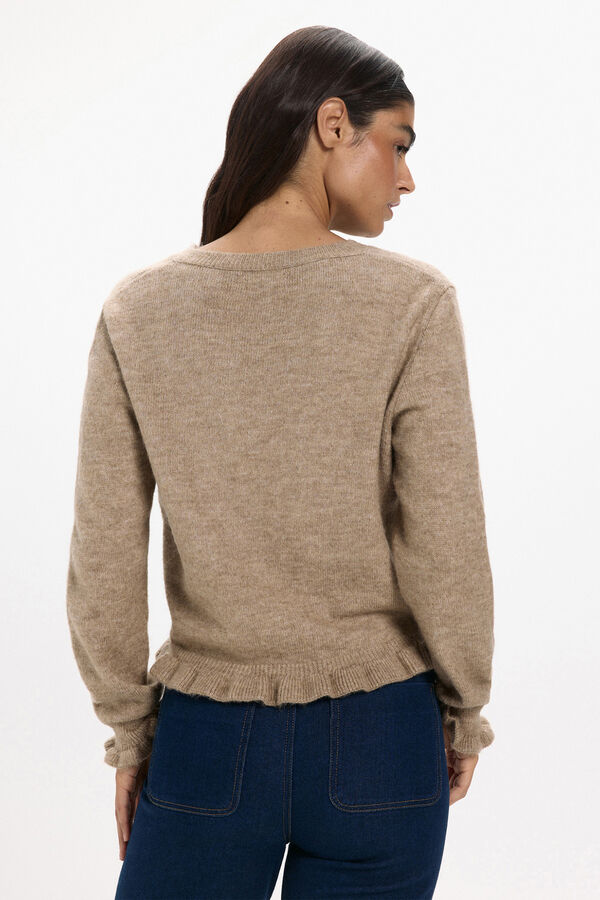 JDY C&aacute;rdigan cierre de botones gris