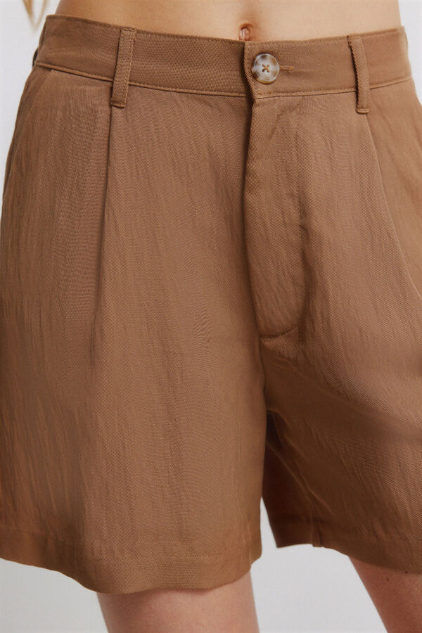 Springfield Bermuda &agrave; pinces nude