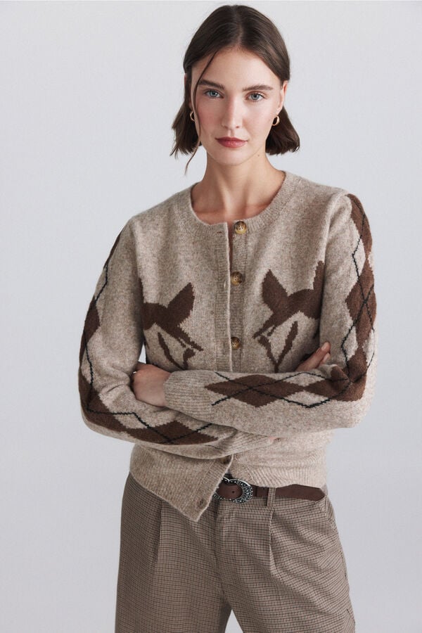 Springfield Horse cardigan blue