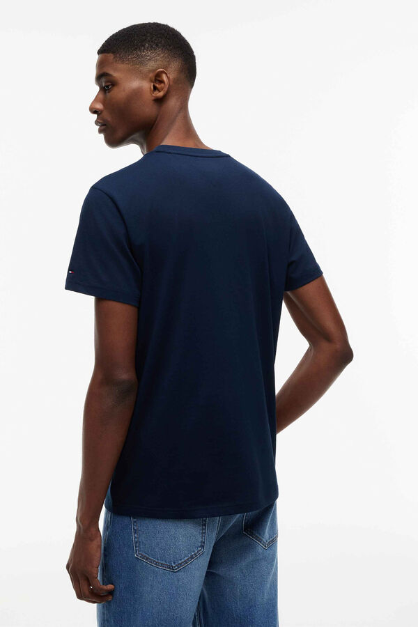 Tommy Jeans Slim fit short-sleeved T-shirt blue