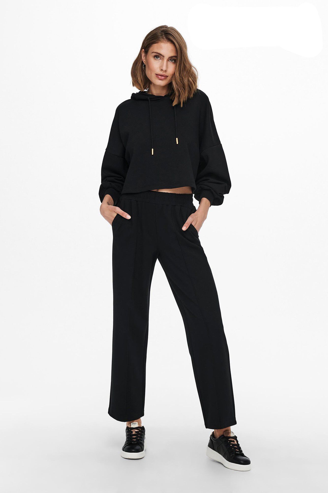 Only Pantal&oacute;n flu&iacute;do cintura ajustable