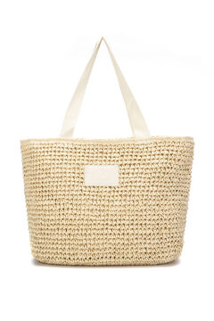 Refresh Bolso de hombro raffia