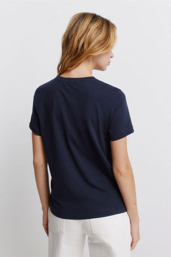 Springfield Basic short sleeve T-shirt black