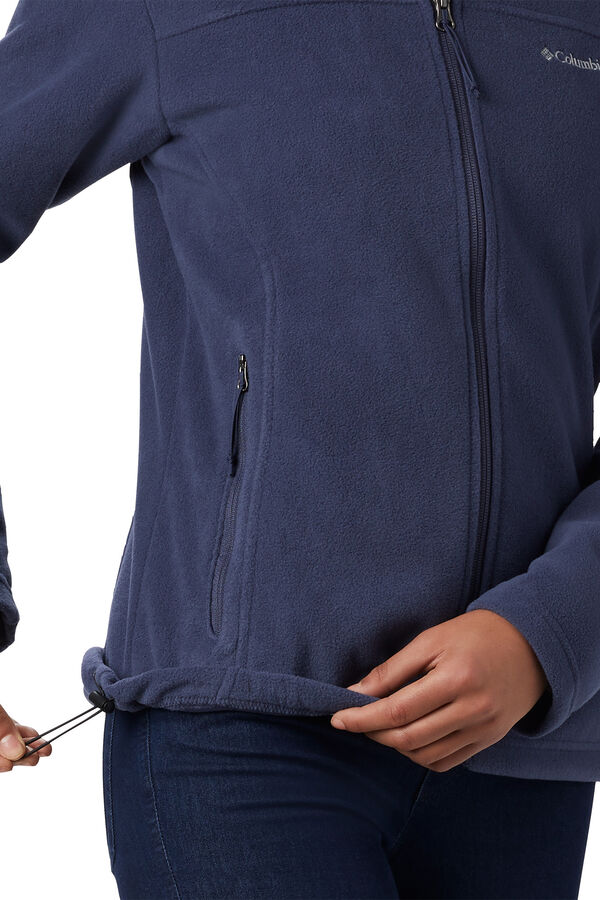 Columbia Fleece zip fastening pocket lining blue