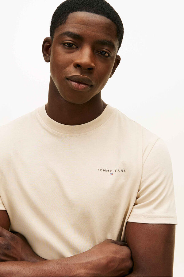 Tommy Jeans Slim short-sleeve T-shirt grey