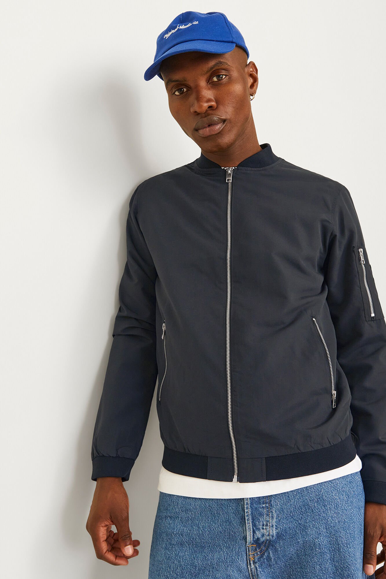 Jack & Jones Jaqueta bomber curta