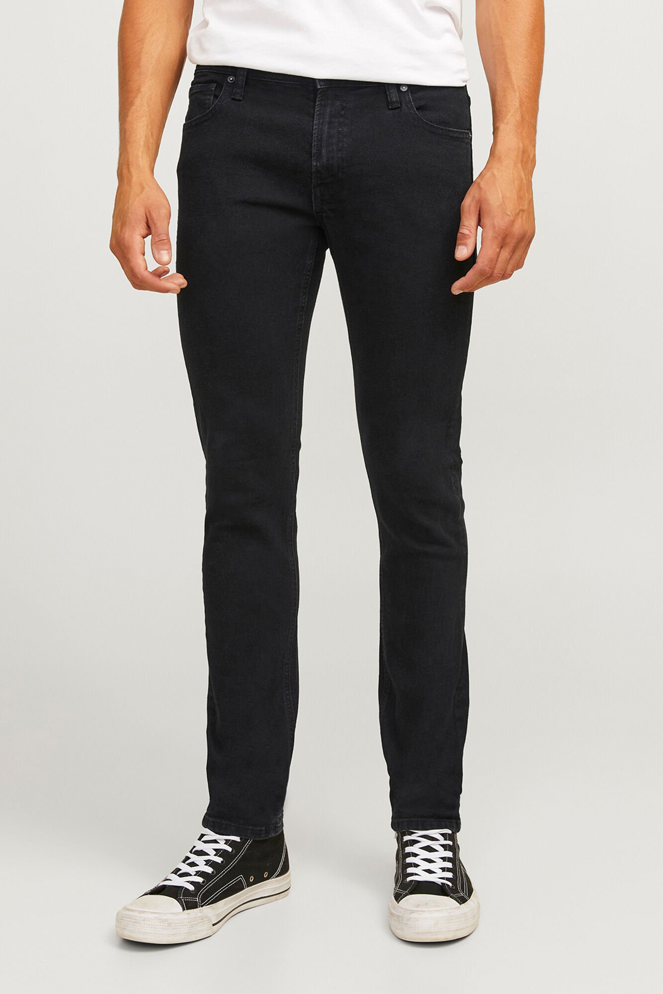 JJ REBEL Klassische Slim-Fit-Jeans