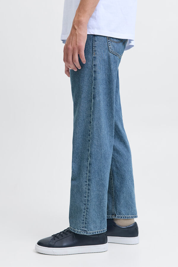 JJ REBEL Jeans loose tiro medio vaquero azul