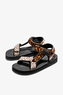 D. Franklin Sandalias trekking estampado animal
