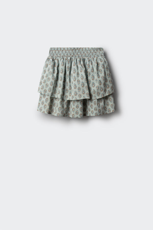 Springfield Kids Falda sellos ni&ntilde;a verde