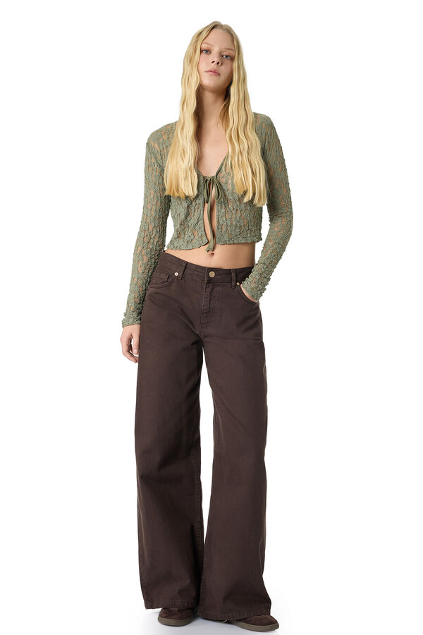 Koton Lace cardigan top imprim&eacute;