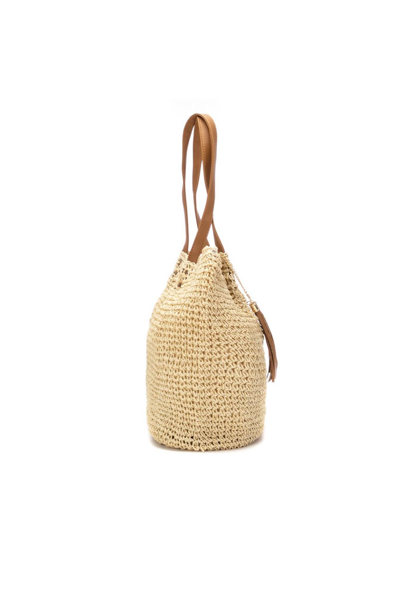 Refresh Bolso de hombro Rafia