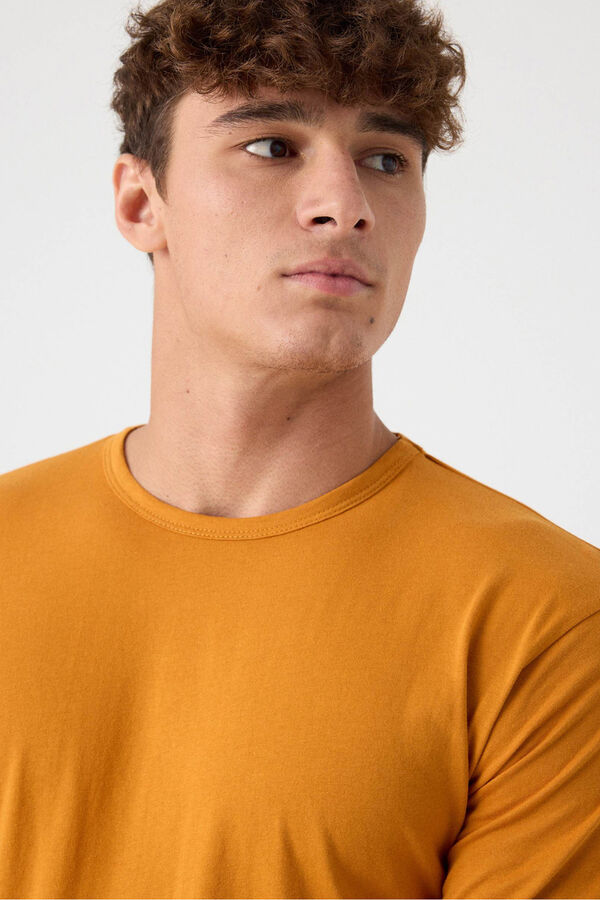 Inside Cores b&aacute;sicas de T-shirt estampado