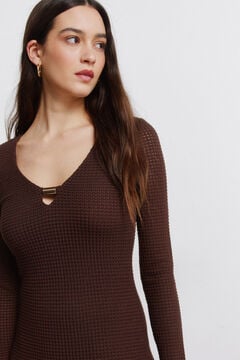 Springfield Bead neckline midi dress