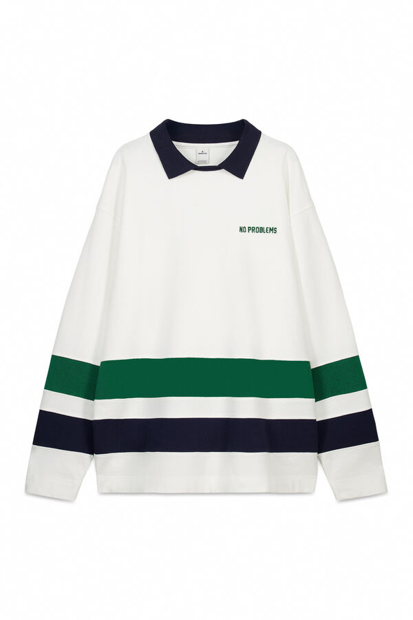 Springfield Double weekend long sleeve T-shirt beige