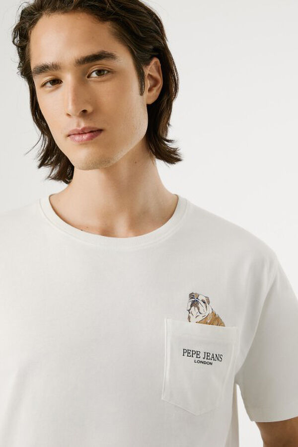 Pepe Jeans T-shirt Thansen bege