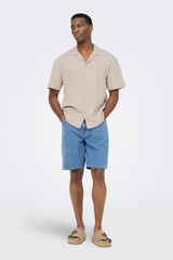 Only & Sons Denim Bermuda shorts blue
