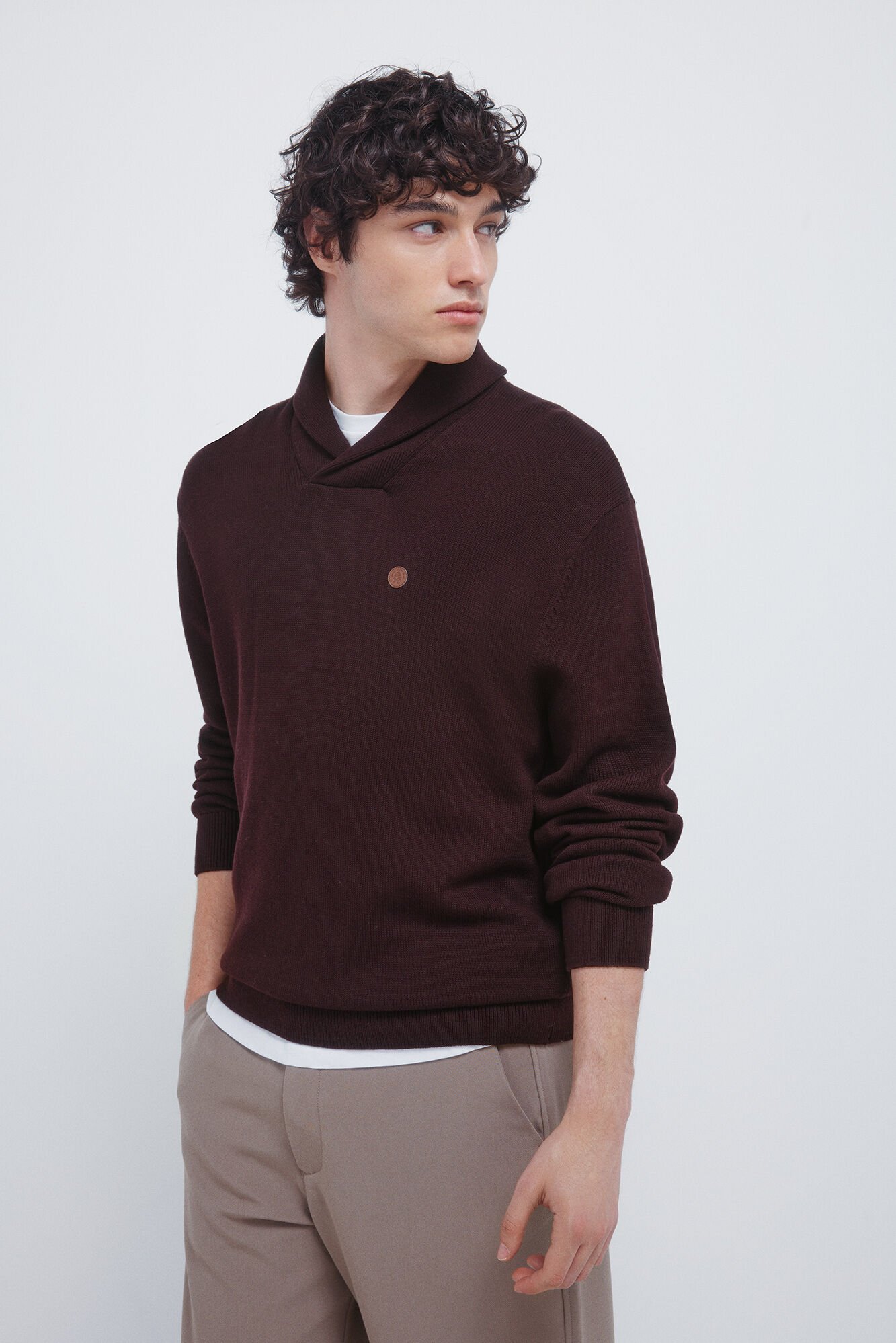 Springfield Tuxedo neck jumper