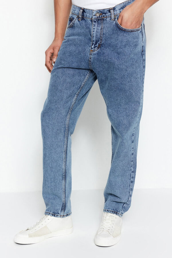 Trendyol Jeans regular de hombre azul