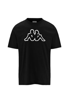 Kappa T-shirt de manga curta com logo na frente