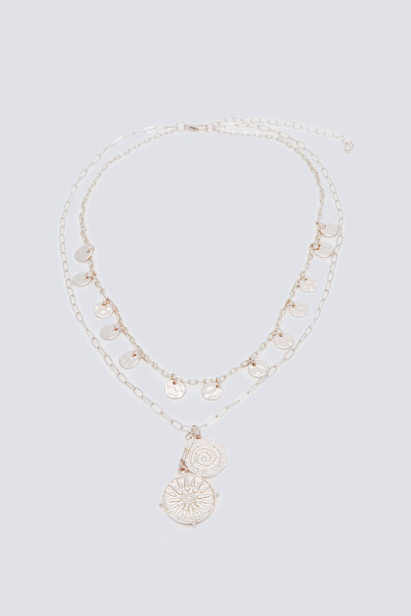 Springfield Golden coin necklace printed