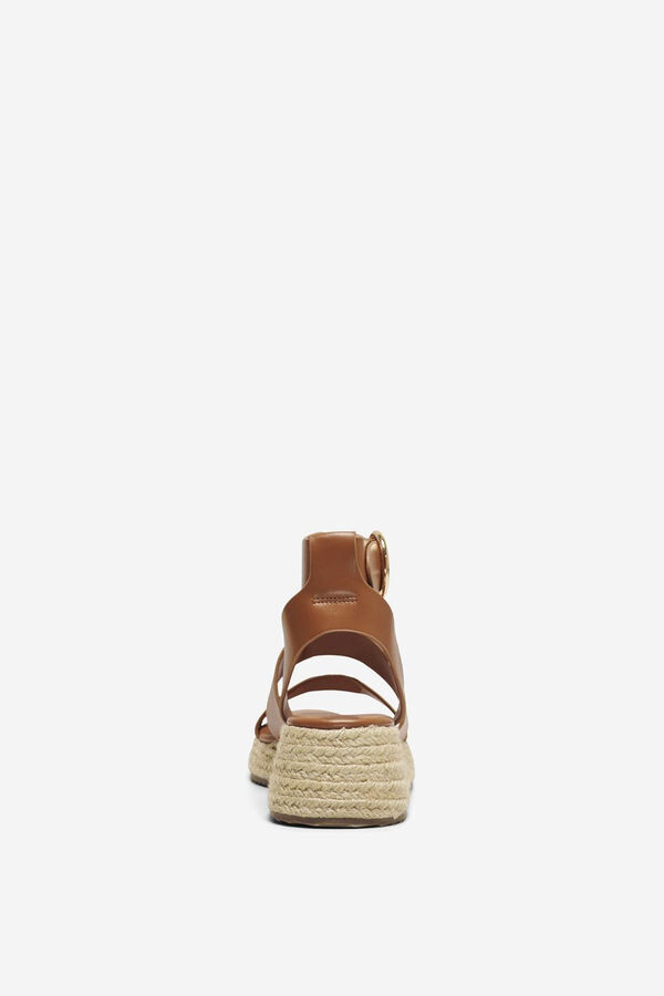 Springfield Wedge espadrille sandal brown