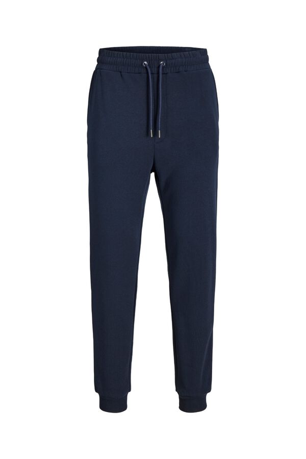 Jack & Jones Hose Regular Fit mittelhoher Bund Blau