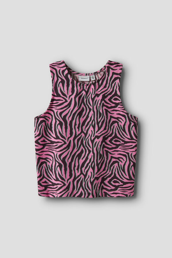Name It Zebra top pink
