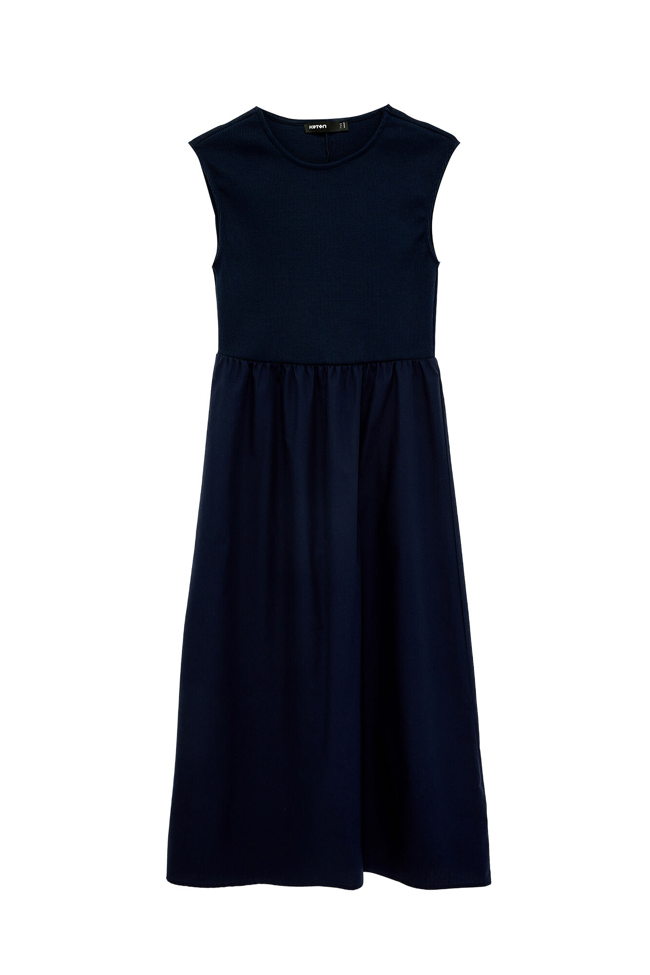 Koton Vestido maxi cuello caja