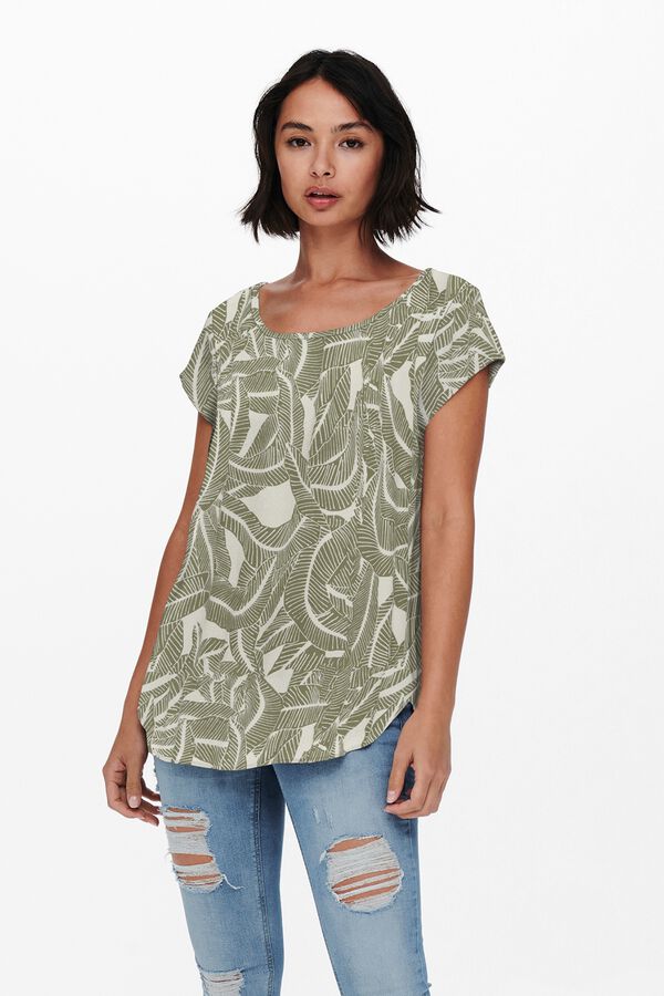 Only Plain short sleeve T-shirt printed