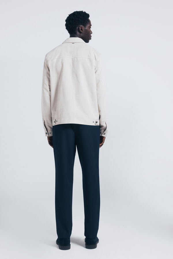Springfield Paul structured chinos trousers blue