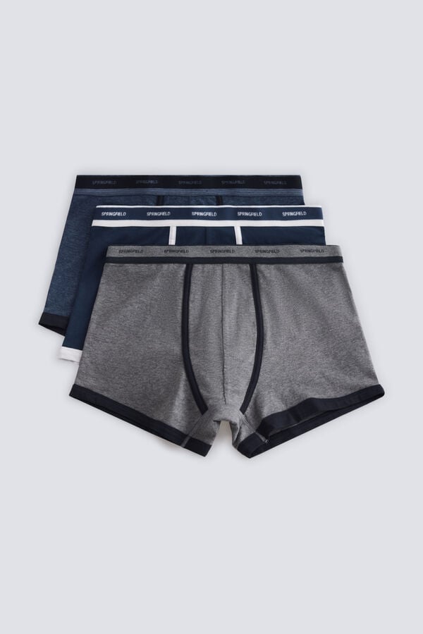 Springfield Pack 3 boxers blue