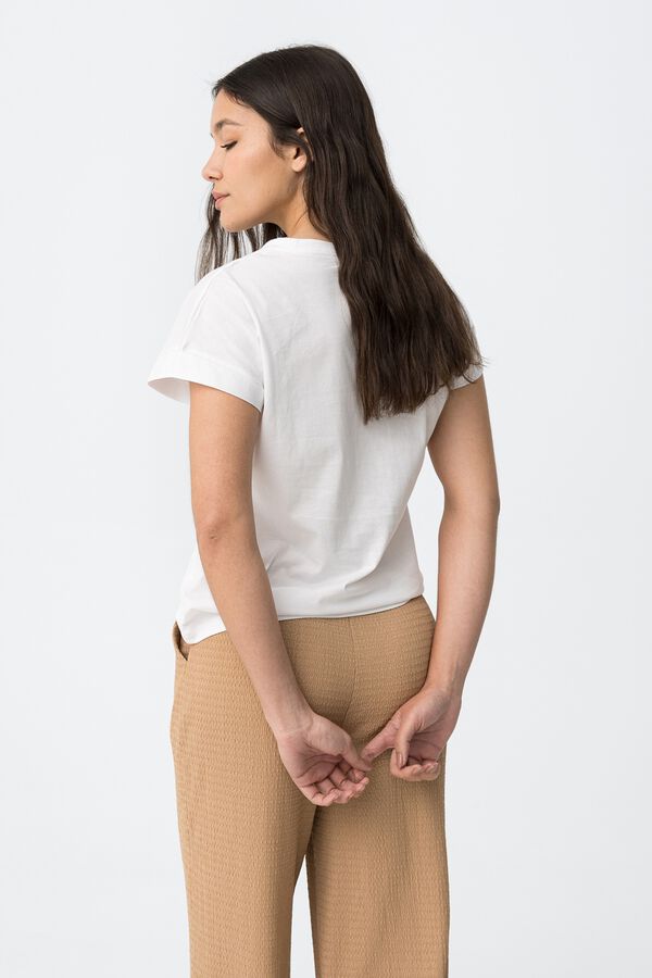 Tiffosi Short-sleeved T-shirt blanc