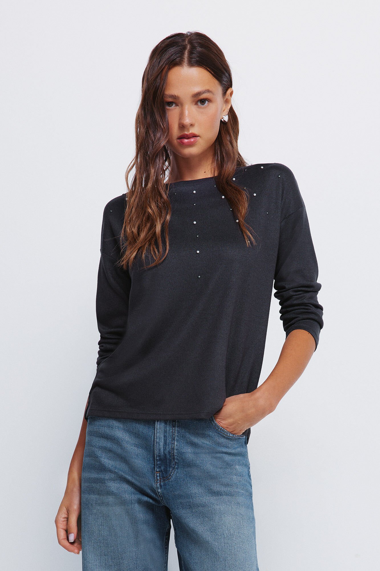 Springfield Positioned studded T-shirt