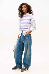 Tommy Jeans Retro Tommy Jeans trainers in brown and pink nude