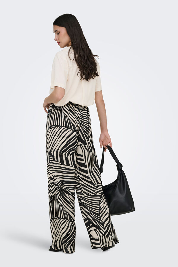 JDY Pantal&oacute;n largo ancho gris