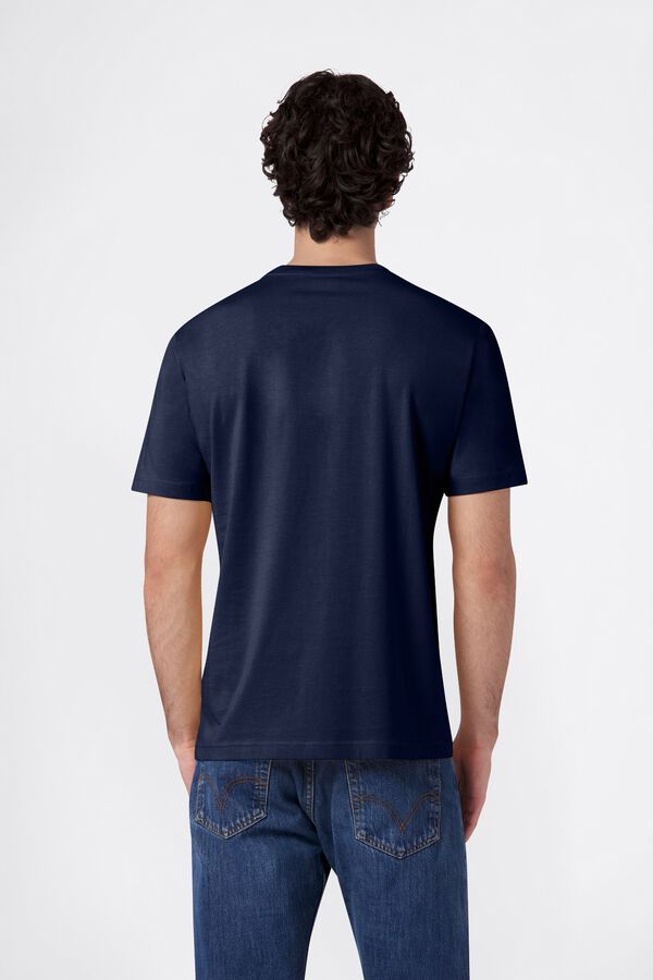 Champion Kurzarm-T-Shirt Blau