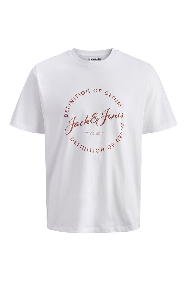 Jack & Jones Pack tres camisetas de algod&oacute;n blanco