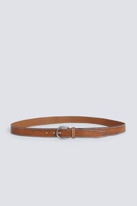 Springfield Faux leather topstitched belt