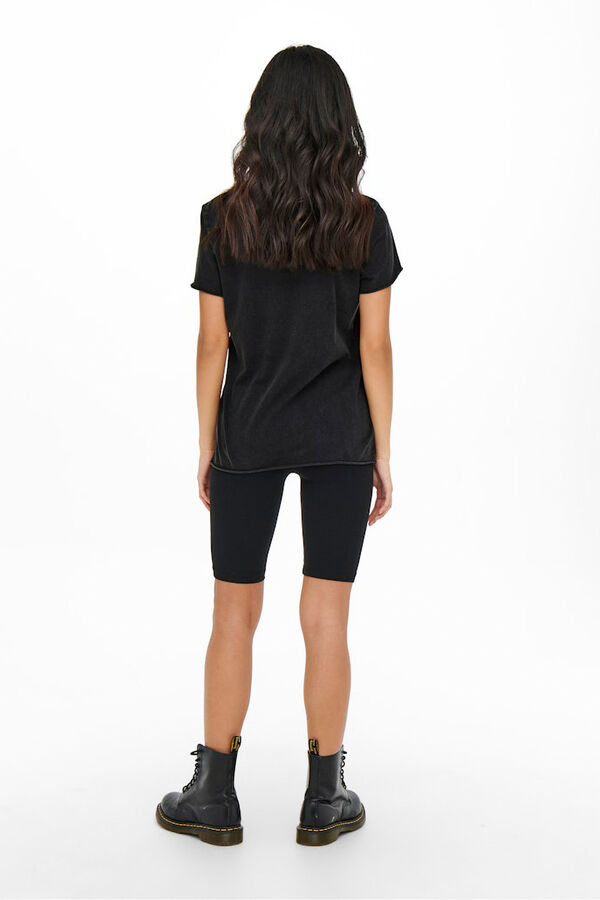 Only Printed short-sleeved T-shirt grey