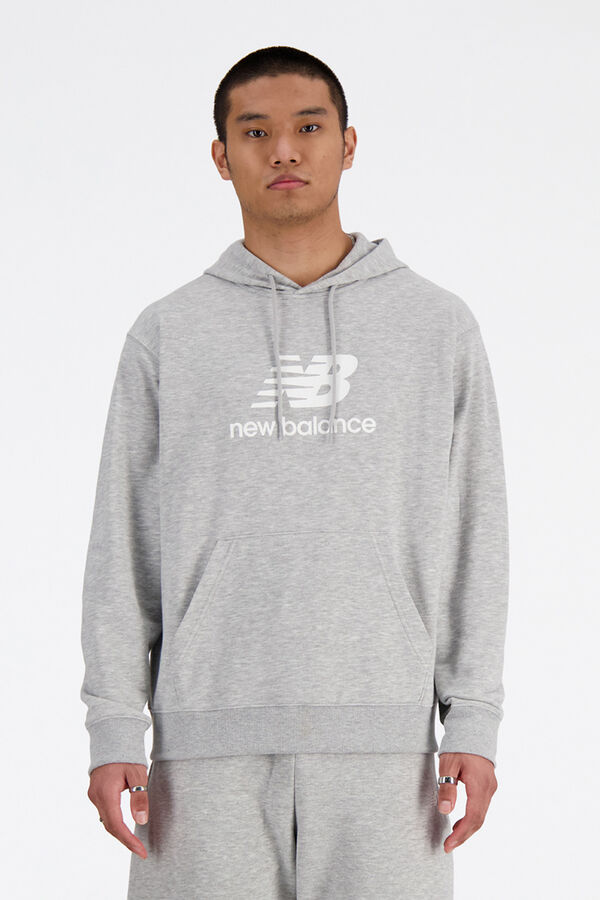 New Balance Sudadera con capucha deportiva gris